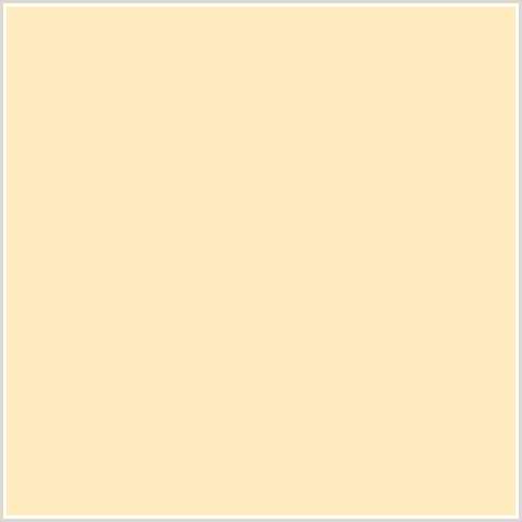 FFEBBF Hex Color Image (COLONIAL WHITE, YELLOW ORANGE)