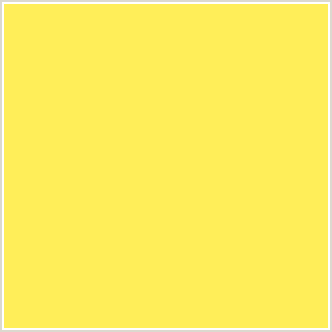 FFEE59 Hex Color Image (GORSE, YELLOW)