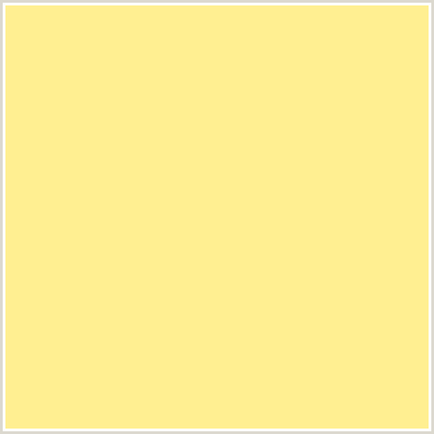 FFEF91 Hex Color Image (KHAKI, PICASSO, YELLOW)