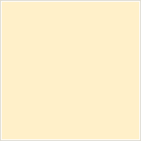 FFF0C9 Hex Color Image (SANDY BEACH, YELLOW ORANGE)