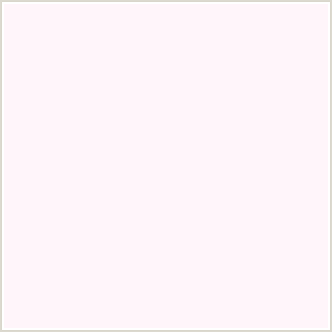 FFF5FA Hex Color Image (DEEP PINK, FUCHSIA, FUSCHIA, HOT PINK, MAGENTA, TUTU)