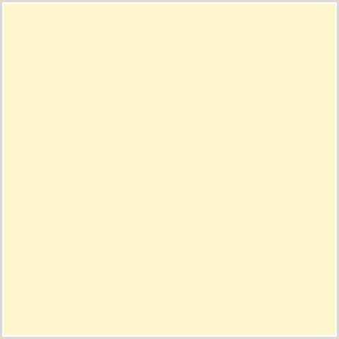 FFF6CE Hex Color Image (BARLEY WHITE, ORANGE YELLOW)