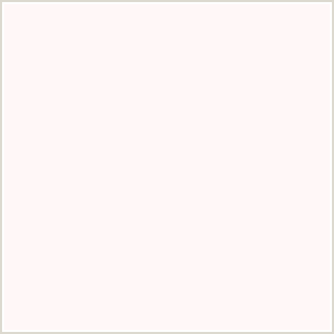 FFF7F7 Hex Color Image (LIGHT RED, PINK, RED, ROSE WHITE)