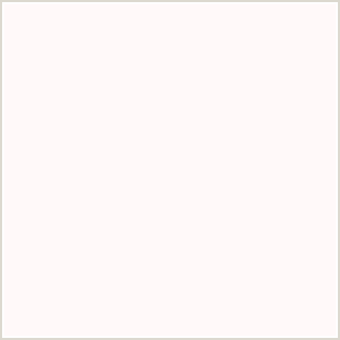 FFF9F9 Hex Color Image (LIGHT RED, PINK, RED, ROSE WHITE)