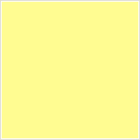 FFFC91 Hex Color Image (KHAKI, WITCH HAZE, YELLOW)