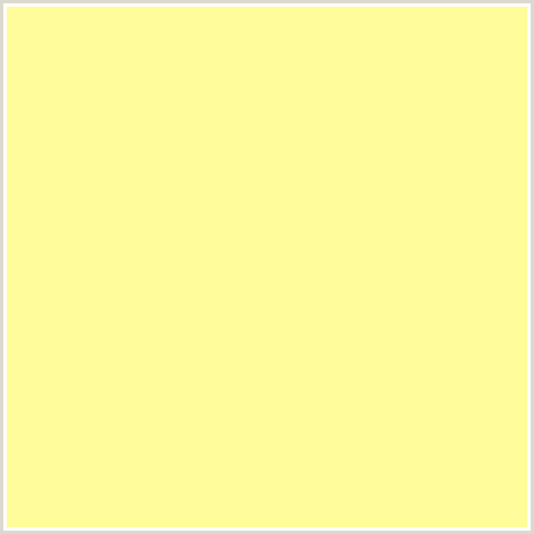 FFFC9B Hex Color Image (KHAKI, WITCH HAZE, YELLOW)