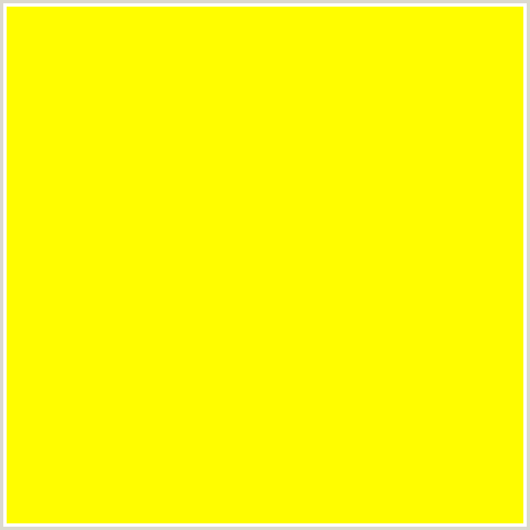 FFFD00 Hex Color Image (YELLOW, YELLOW GREEN)