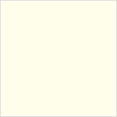 FFFEEB Hex Color Image (APRICOT WHITE, BEIGE, YELLOW)