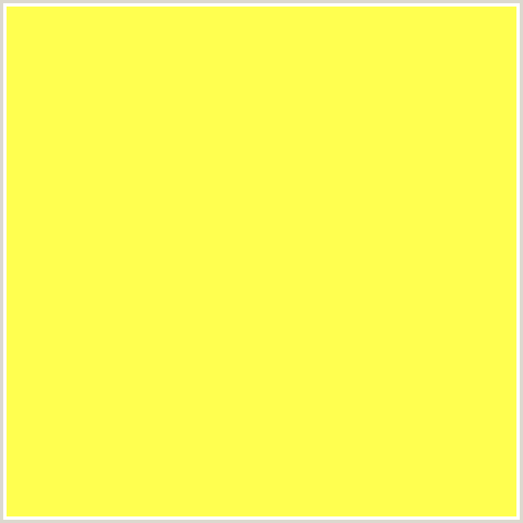 FFFF50 Hex Color Image (GORSE, YELLOW GREEN)