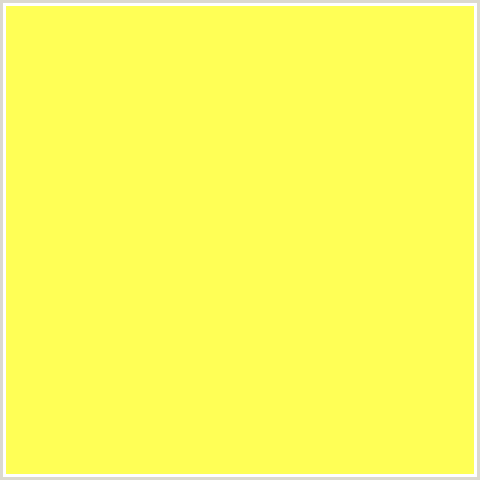 FFFF56 Hex Color Image (GORSE, YELLOW GREEN)