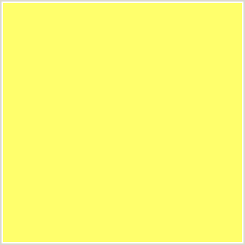 FFFF6C Hex Color Image (LASER LEMON, YELLOW GREEN)