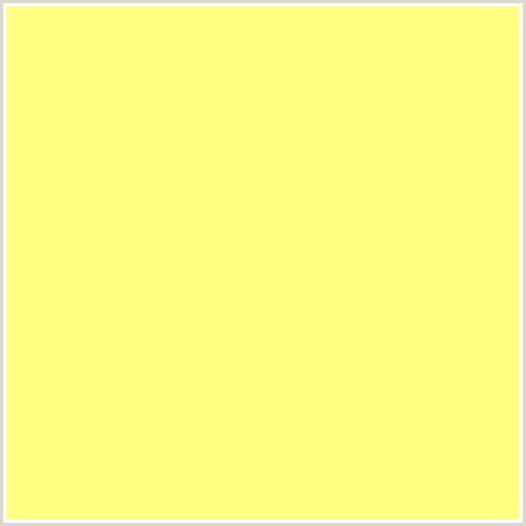 FFFF80 Hex Color Image (DOLLY, YELLOW GREEN)