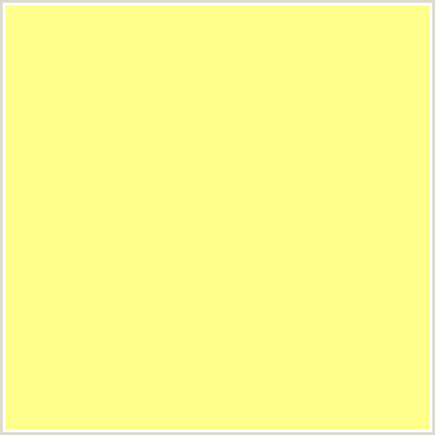 FFFF8C Hex Color Image (DOLLY, YELLOW GREEN)