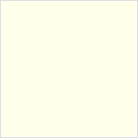 FFFFEA Hex Color Image (APRICOT WHITE, YELLOW GREEN)